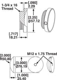 SPC Performance CUPPED 90A RUBBER FOOT
