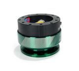 NRG Quick Release Gen 2.0 - 20 Year Anniversary Black Body / Emerald Ring