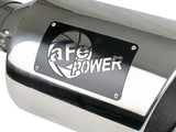 aFe Power Universal 5in Inlet 8in Outlet MACH Force-XP Clamp-On Exhaust Tip - Polished