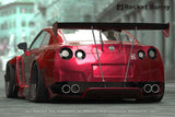 GReddy 09+ Nissan GT-R R35 Rocket Bunny GT-Wing (Rods)
