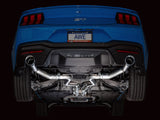AWE 2024 Ford Mustang GT Fastback S650 RWD Track Edition Cat-Back Exhaust w/ Dual Chrome Silver Tips