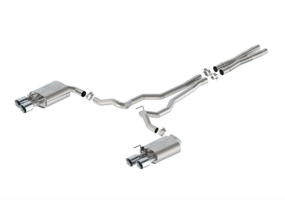 Ford Racing 2024 Mustang 5.0L Extreme Active Cat-Back Exhaust System - Chrome Tips
