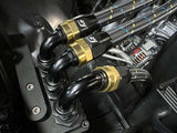 GReddy AN12 REUSABLE HOSE NYLON BRAIDED BLACK/GOLD/BLUE (PRICED PER FOOT)