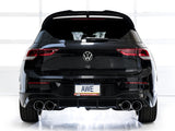 AWE Tuning MK8 Volkswagen Golf R 3in Track Edition Quad Exhaust - Chrome Silver Tips