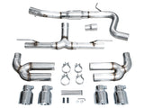 AWE Tuning 22-24 Audi 8Y S3 Track Edition Exhaust - Chrome Silver Tips