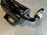 GReddy AN12 STRAIGHT ORB MALE BLACK/GOLD ANODIZED