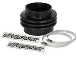 aFe Magnum FORCE Intake Coupling Kit (3-1/2 IN ID to 4 IN ID x3-1/2 IN L) Straight Bellow- Black