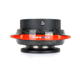 NRG Quick Release Gen 2.2 - Black Body / Carbon Fiber Red Ring