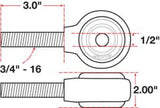 SPC Performance xAxis Rod End Ball Joint