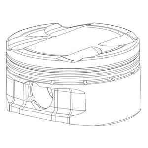 CP Piston Skirt & Dome Piston Coating Package (Per Piston)