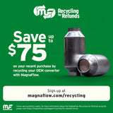 MagnaFlow Universal Catalytic Converter 2.25in. OEM CARB Compliant