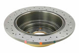 DBA 02-06 WRX / 98-07 Impreza 2.5L RS Rear Drilled & Slotted 4000 Series Rotor