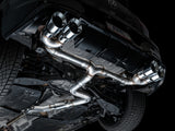 AWE Tuning MK8 Volkswagen Golf R 3in Track Edition Quad Exhaust - Chrome Silver Tips