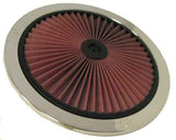 K&N X-Stream Flow Control 4Bl Holley No Choke 14X4
