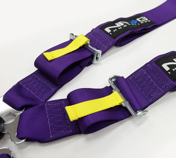 NRG SFI 16.1 5PT 3in. Seat Belt Harness / Cam Lock - Purple