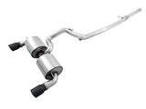 AWE Tuning Ford Focus RS Touring Edition Cat-Back Exhaust - Non-Resonated - Diamond Black Tips