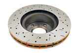 DBA 97-01 Integra Type R Front Drilled & Slotted 4000 Series Rotor