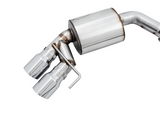 AWE Tuning 2018+ Ford Mustang GT (S550) Cat-Back Exhaust - Touring Edition (Quad Chrome Silver Tips)