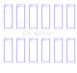 King Engine Bearings GM 2.8L/3.4L V6 (Size 0.75) Connecting Rod Bearings Set of 6