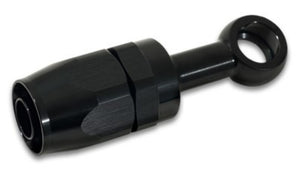 Vibrant -8AN Banjo Hose End Fitting for use with M18 Banjo Bolt - Aluminum Black