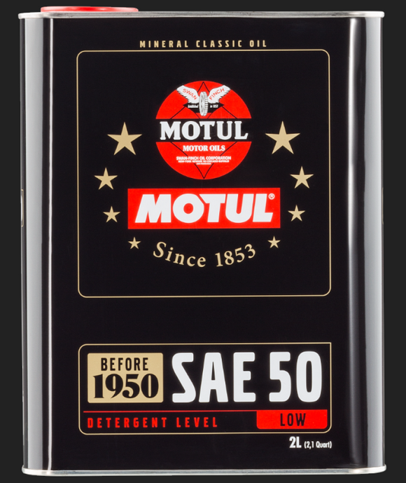 Motul Classic SAE 50 Oil - 2L - Single – Evolved Tuning