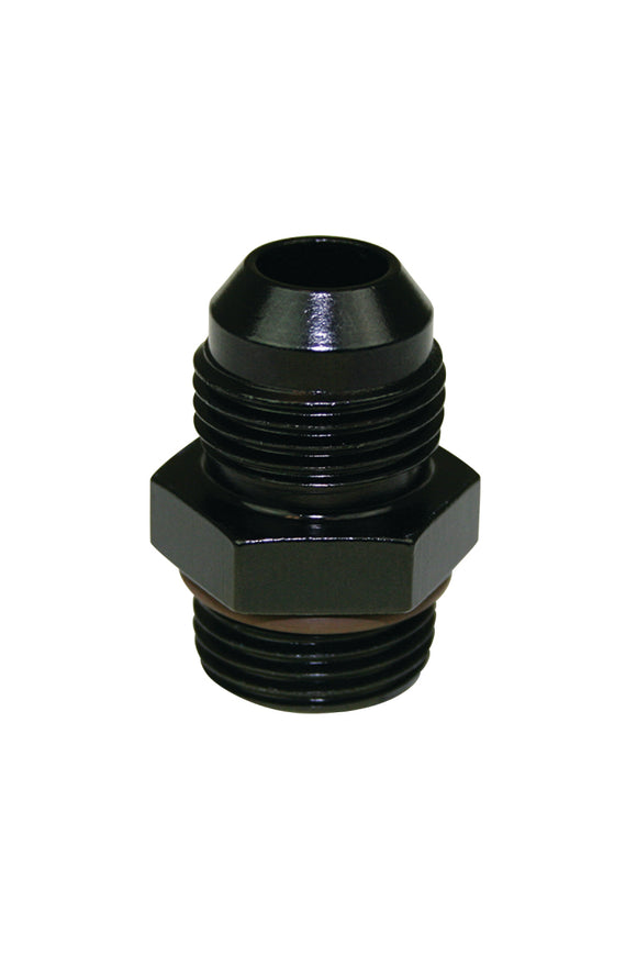 Moroso Dry Sump/External Oil Pump Fitting -8An Male to -8An Straight w/O-Ring - Aluminum - Single