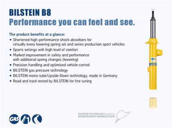 Bilstein B8 2014+ Mercedes-Benz CLA45 AMG (w/o Electonic Suspension) Front Left Strut Assembly