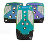NRG Aluminum Sport Pedal M/T - Neochrome w/Black Carbon