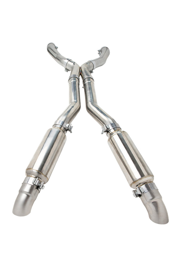Kooks 79-95 Ford Mustang 5.0L 4V Coyote 3in x 3in Stainless Steel Race Exhaust Kit