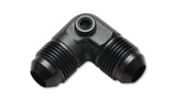 Vibrant -6AN to -6AN Male 90 Degree Union Adapter Fitting with 1/8in NPT Port