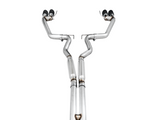 AWE Tuning 2018+ Ford Mustang GT (S550) Cat-Back Exhaust - Track Edition (Quad Diamond Black Tips)