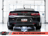 AWE Tuning 16-19 Chevrolet Camaro SS Axle-Back Exhaust - Touring Edition (Diamond Black Tips)