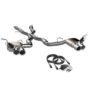 QTP 2018+ Jeep Grand Cherokee Trackhawk 304SS Screamer Cat-Back Exhaust w/4in Tips