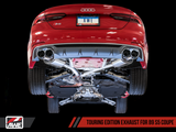 AWE Tuning Audi B9 S5 3.0T Touring Edition Exhaust - Chrome Silver Tips (102mm)