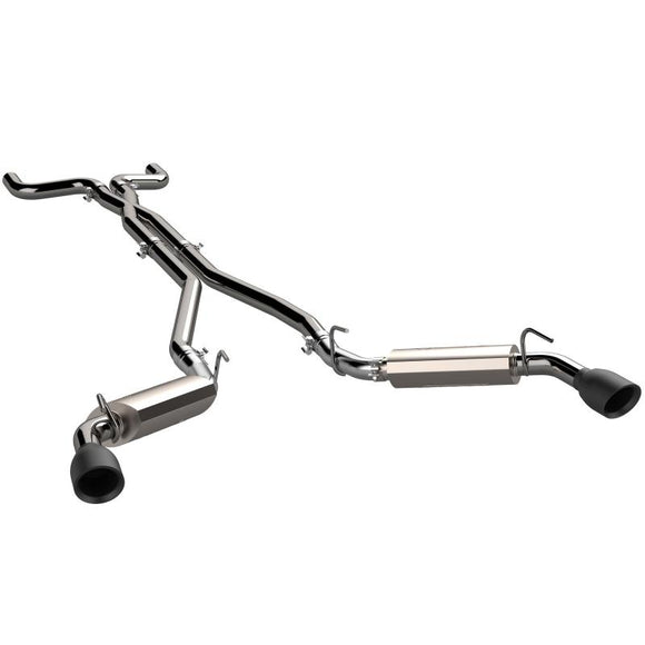 QTP 14-15 Chevrolet Camaro SS 6.2L 304SS AR3 Cat-Back Exhaust w/4.5in Black Tips