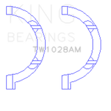 King Engine Bearings Chrysler Pentastar 3.6L ERB V6 Thrust Washer Set