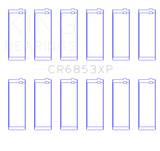 King Engine Bearings BMW S50B32 +.025mm Standard .709in Length Con Rod Bearing Set