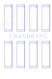 King Engine Bearings Mitsubishi 4B11T Performance Coated Rod Bearing Set - Size STDX