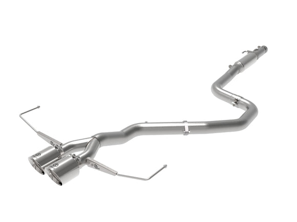 aFe Takeda Exhaust Cat-Back 19-20 Hyundai Veloster 304SS Polished Dual Tips Exhaust