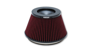 Vibrant The Classic Perf Air Filter 5in OD Conex3-5/8in Tallx6in ID Bellmouth VelocityStack10950-52