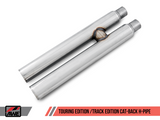 AWE Tuning S550 Mustang GT Cat-Back Exhaust - Track Edition (Diamond Black Tips)