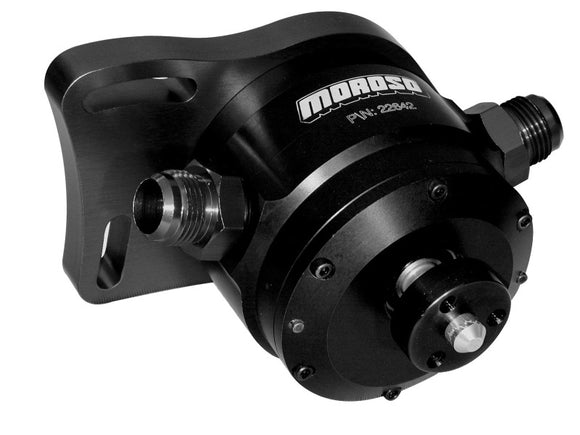 Moroso Enhanced Design 4 Vane Vacuum Pump w/Adjustable Mounting Bracket