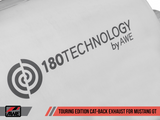 AWE Tuning S550 Mustang GT Cat-Back Exhaust - Touring Edition (Diamond Black Tips)