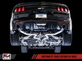 AWE Tuning S550 Mustang GT Cat-Back Exhaust - Track Edition (Chrome Silver Tips)