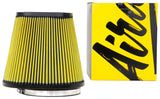 Airaid Universal Air Filter - Cone 6in F x 9x7-1/2in B x 6-3/8x3-7/8in T x 8in H - Synthaflow