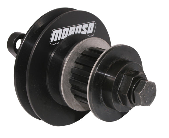Moroso GM LS Dry Sump & Vacuum Pump Drive Kit - Flange Style w/Pulleys