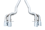 AWE Tuning 18-19 BMW M5 (F90) 4.4T AWD Axle-Back Exhaust - Track Edition (Chrome Silver Tips)