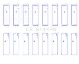 King Engine Bearings Ford 351ci 5.8L 16V Connecting Rod Bearing Set