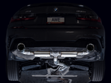 AWE Tuning 19-23 BMW 330i / 21-23 BMW 430i Base G2X Touring Axle-Back Exhaust - Chrome Silver