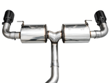 AWE 19-23 BMW 330i / 21-23 BMW 430i Base G2X Touring (Excl. Conv) Axle-Back Exhaust - Diamond Black